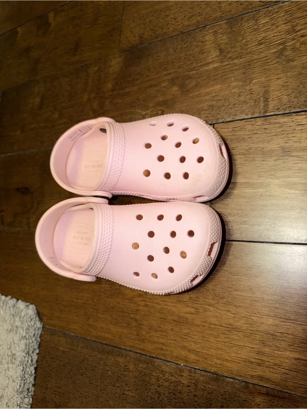 Kids Light Pink Clog Shoes - Comfortable Slip-On